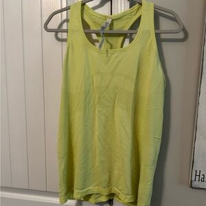 Lululemon Athletica Light Yellow Tank Top